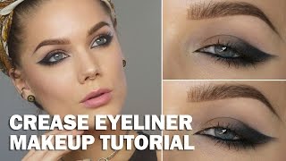 Crease Eyeliner with subs  Linda Hallberg Makeup Tutorials [upl. by Hightower]