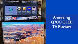 Samsung Q70C 4K 55inch QLED TV Review [upl. by Atalaya]