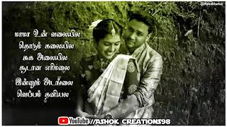 Chinna chinna munthiriya 🎶Song Whatsapp status Ashok Creations98 [upl. by Dorine]