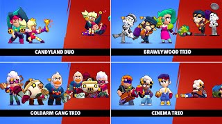 ALL TRIOS IN BRAWL STARS  Win amp Lose Animations [upl. by Kenneth]