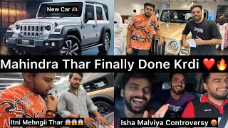 Gurgaon Ki First Thar Roxx Book Krdi 🔥  Finally New Car Soon 🏎️ [upl. by Masuh]