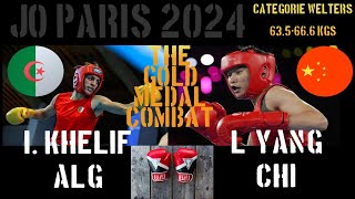 IMANE KHELIF  L YANG Boxe Finale JO PARIS 2024  Welters commenté en direct  non diffusé [upl. by Ziladnerb414]