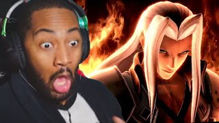 Sephiroth in Smash Bros Ultimate Reveal Trailer Reaction [upl. by Sarchet]