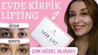 EVDE KİRPİK LİFTİNG YAPTIM  Kirpik Lifting Nasıl Yapılır Uygulamalı amp Püf Noktaları kirpiklifting [upl. by Mireielle263]