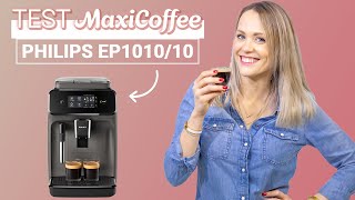 Nous avons testé la machine à café grain PHILIPS EP101010  Le Test MaxiCoffee [upl. by Aicilic898]