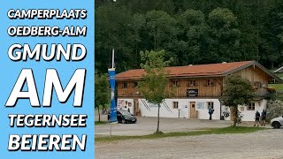 Camperplaats  Oedberg Alm  Gmund am Tegernsee Beieren  Vlog 58 [upl. by Oileve]