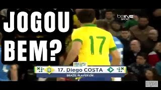 O DIA QUE DIEGO COSTA JOGOU PELA SELEÇÃO BRASILEIRA [upl. by Ahseer]