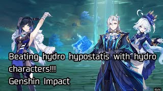 Beating hydro hypostasis with hydro characters Feat friends D [upl. by Aliuqa]