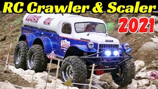 RC 4x4 Crawler amp Scaler Extreme Indoor Track  Axial RC4WD Tamiya Gmade  Model Expo Italy 2021 [upl. by Campos]