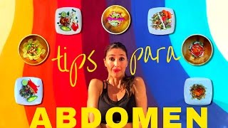 Como Perder Grasa en Abdomen  Menú Semanal con 7 Recetas Saludables [upl. by Zelikow]