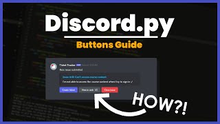 NEW Discord Buttons in Less than 9 Minutes Using DiscordPY [upl. by Derrek]