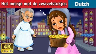 Het meisje met de zwavelstokjes  The Little Match Girl Story in Dutch  Dutch Fairy Tales [upl. by Hsejar891]