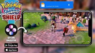 Play Pokemon Sword and shield game on Android mobile in skyline edge emulator with all problems fix [upl. by Eerol790]