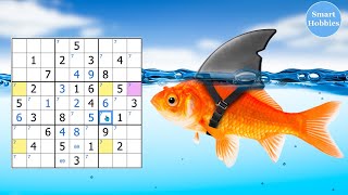 BEST SUDOKU Finned XWing Video Ever Advanced Tutorial 12 [upl. by Auqkinahs]