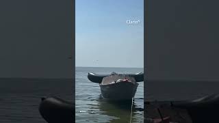 Pescadores captaron una lluvia de misiles rusos sobre el Mar Caspio [upl. by Clotilde]