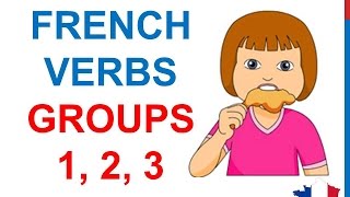 French Lesson 41  FRENCH VERBS GROUPS 1 2 3  Verbes du Premier Deuxième Troisième Groupe [upl. by Sivahc47]