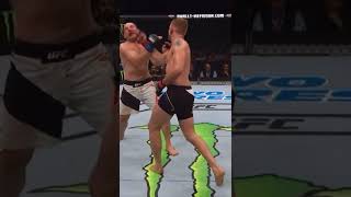 3 uppercuts IN A ROW for the knockout UFC shorts [upl. by Leola]