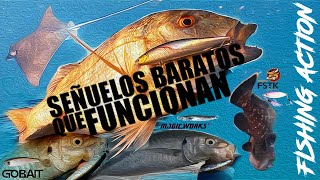 🎣🐟🐟🐟 DEMOSTRANDO EFECTIVIDAD SEÑUELOS Baratos Aliexpress👌🏼aliexpress fishing jigging jig pesca [upl. by Kentiggerma]