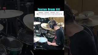 Fusion Drum Fillin フュージョン系ドラムフィルイン叩いてみた。 drums sakaedrums rudiments [upl. by Anurb]