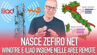 Zefiro Net Iliad e WindTre e le loro frequenze insieme per portare 4G e 5G nelle aree remote [upl. by Imyaj458]