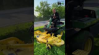 4K ✅ Industrial front mower 🔥 John Deere F935 72quot 🔥 DIESEL Engine 🔥 Mowing Ryegrass 🔥 [upl. by Annoyed]