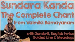 Complete Chant of SundaraKanda from Valmiki Ramayanam in Sanskrit [upl. by Cornela]