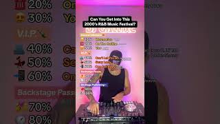 Can You Get Into This 2000s RampB Music Festival [upl. by Harvison]