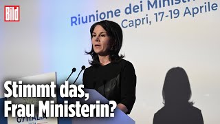 Kopfschütteln über DIESEN BaerbockSatz [upl. by Christalle928]