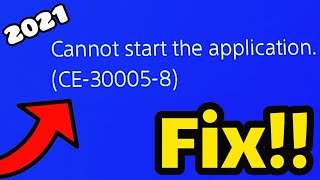 Fix error code CE300058 on ps4 in 2021 Fix cannot start the application on ps4 [upl. by Malva620]