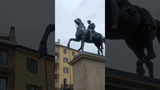 ITALIEN  Casale Monferrato Marktplatz  Reiterdenkmal Besuch Besichtigung Altstadt [upl. by Haldane]