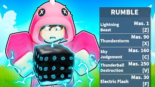 Rumble AWAKENED Is My FAVORITE Fruit  Roblox Blox Fruits [upl. by Mahmud]