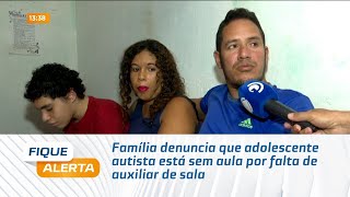 Família denuncia que adolescente autista está sem aula por falta de auxiliar de sala [upl. by Flori]