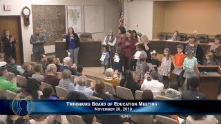 Twinsburg Board of Education  November 20 2019 [upl. by Viole]