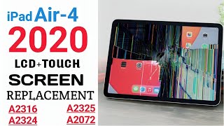 iPad Air 4 2020 Screen Replacement  How To Repair LCD iPad Air 4 A2072 [upl. by Coryden]