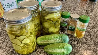 How to make the BEST bread and butter pickles on earth [upl. by Arrakat]