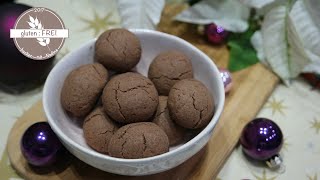 Schokoplätzchen  Weihnachtsplätzchen  vegan  zuckerfrei  glutenfrei backen mit Nadine [upl. by Noramac291]