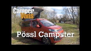 Pössl Campster 2017 im Test von CamperVans [upl. by Yrol]