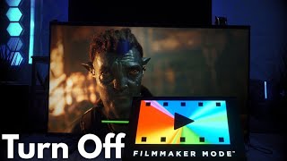 Filmmaker Mode vs Quantum TV [upl. by Greenwell896]