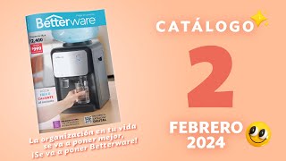 Catálogo Betterware Febrero 2024 [upl. by Yltnerb]