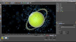 Cinema 4D Tutorial  Combined Multiple Techniques to make The Scene [upl. by Oiratno]