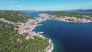 The island Murter amp the city of Tisno Croatia 4K [upl. by Nasar593]