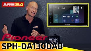 Pioneer SPHDA130DAB  Autoradio für Dein iPhone mit DAB  Bluetooth  USB amp Apple CarPlay [upl. by Dowski]