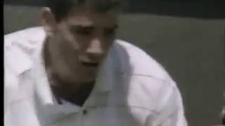 Wimbledon 1995 1R Sampras vs Braasch [upl. by Ahsenid731]