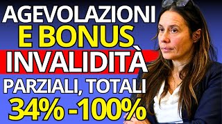 INVALIDITÀ CIVILE 2024 Agevolazioni Bonus e Come Ottenere il 100 [upl. by Aicatsana]