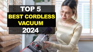 Top 5 Best Cordless Vacuum 2024  ✅ Ultimate Cleaning Power [upl. by Raimundo]