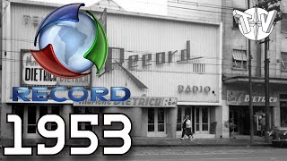 Estreia da Rede Record 27 de Setembro de 1953 [upl. by Burg]