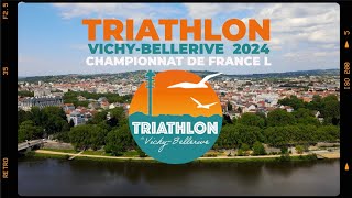 triathlon de vichy 2024 [upl. by Enaile1]