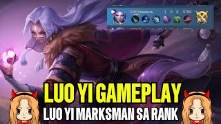 Luo Yi Marksman sa Rank Game Sigurado ang Panalo  Luo Yi Gameplay [upl. by Wearing]