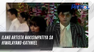 Ilang artista nakisimpatiya sa hiwalayangKathNiel  ABSCBN News [upl. by Aisila]