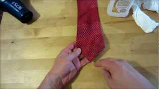 Silk Tie Stain Removal [upl. by Naujej]